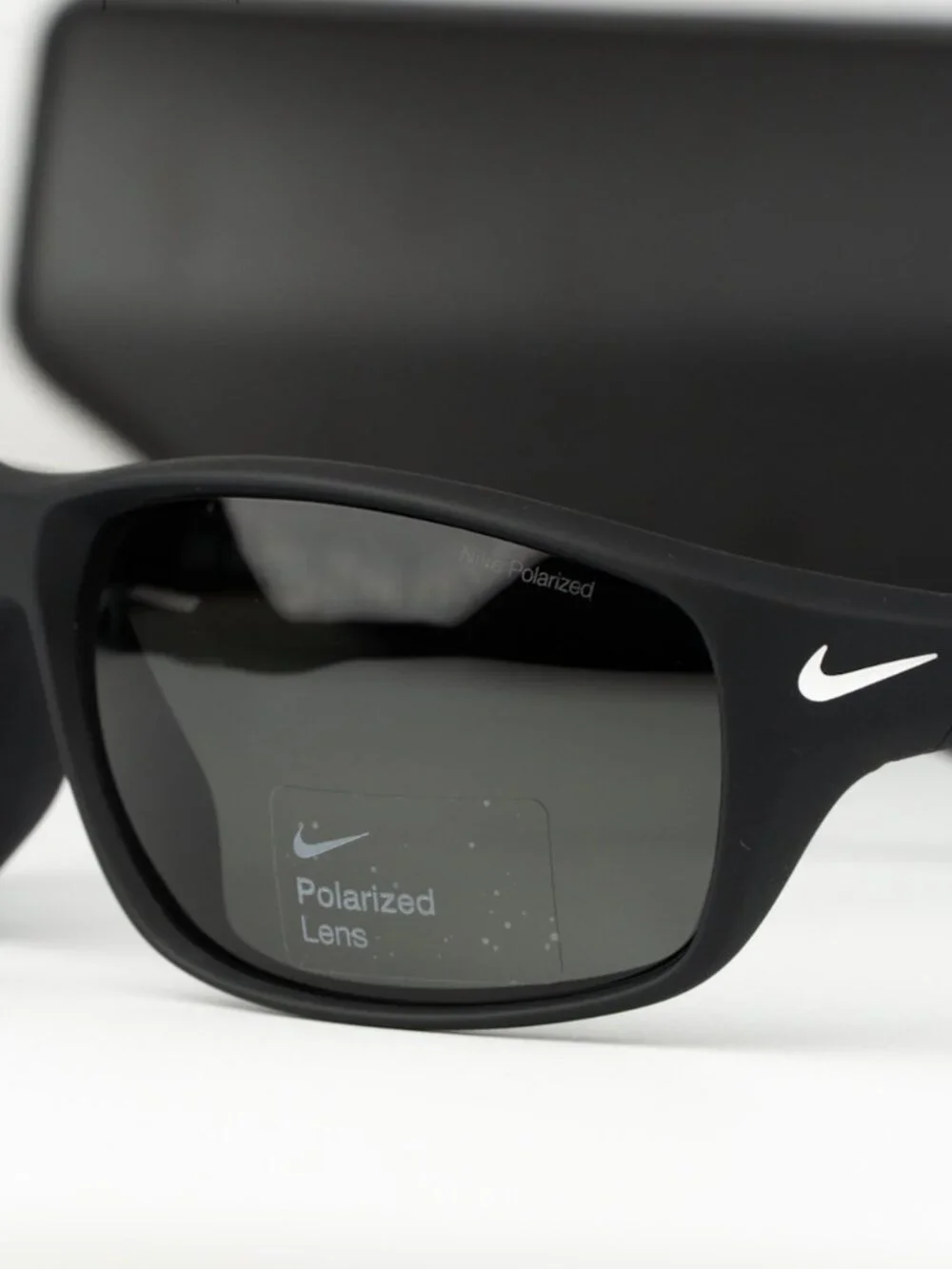 Nike Men Sunglasses Black Grey Polarized Wraparound ADRENALINE P FQ4604 095 NEW